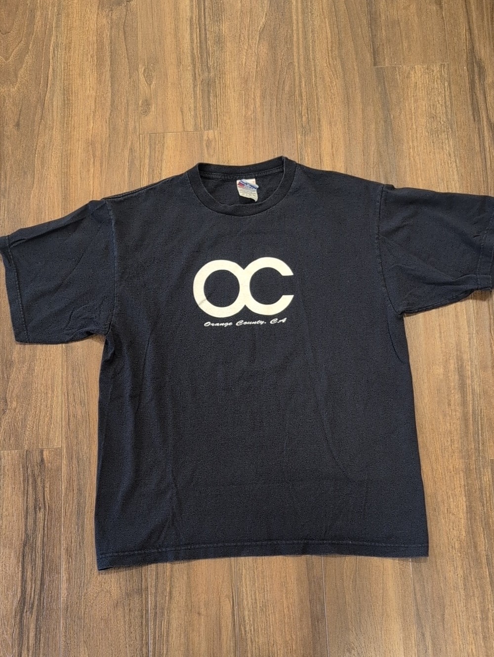 Vintage OC Orange County California Penningtons Navy Blue Graphic Tee